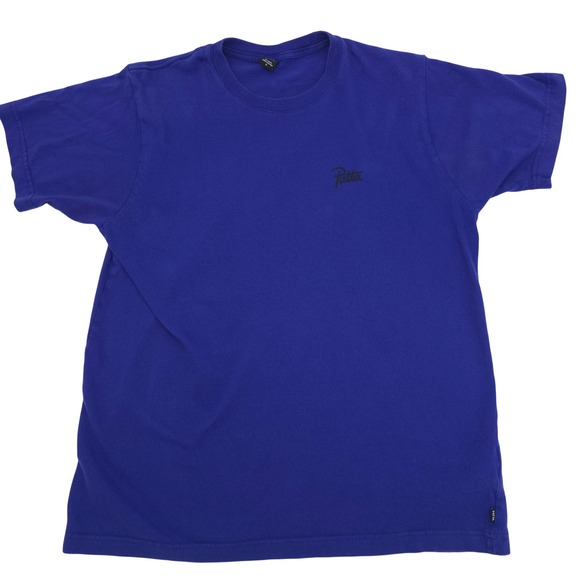 Patta Other - Patta Graphic Mens Blue Stay High Skeleton Short Sleeve Tee Size Small